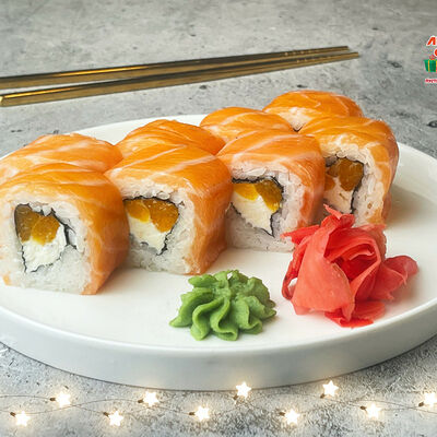 Мандариновая Филадельфия в Может суши? по цене 999 ₽