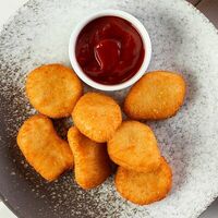 Наггетсы с соусом в Пицца паста