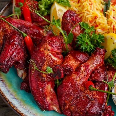 Мансаф с рисомв Фаттуш по цене 850 ₽