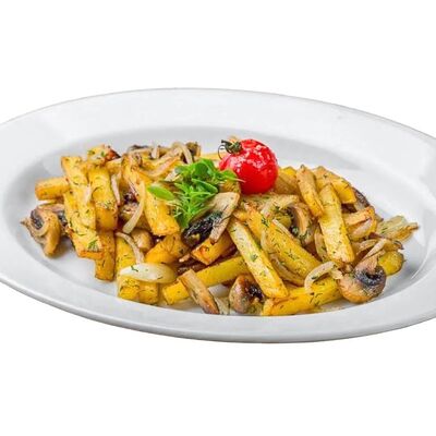 Картофель с грибами и луком в Мелисса по цене 450 ₽