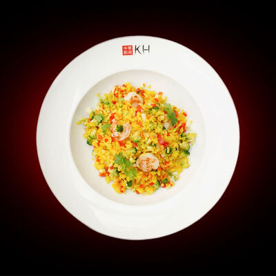 Жареный рис с креветками в Китайские Новости по цене 790 ₽