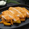 Куриный шницель с дольками в Рыба закусывала по цене 469
