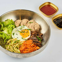 Пибимпаб с тунцом в HOT POT - Корейский Стритфуд