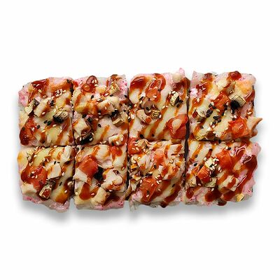 Суши-пицца Японская курочка в Йоги Суши по цене 280 ₽