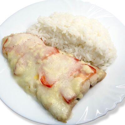 Филе белой рыбы с рисом в Фитнес меню по цене 440 ₽