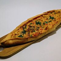 Пиде с курочкой и овощами в Джезва