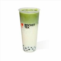 Зеленая матча латте теплый большой в Rocket Tea