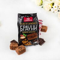 Брауни с шоколадом в У Палыча. С пылу, с жару!