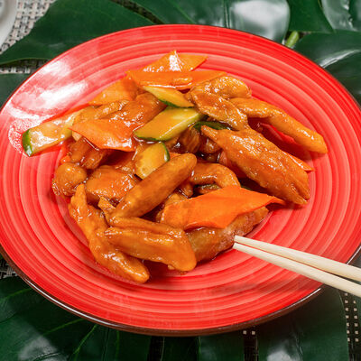 Спаржа в кисло-сладком соусе в Кансинь по цене 400 ₽