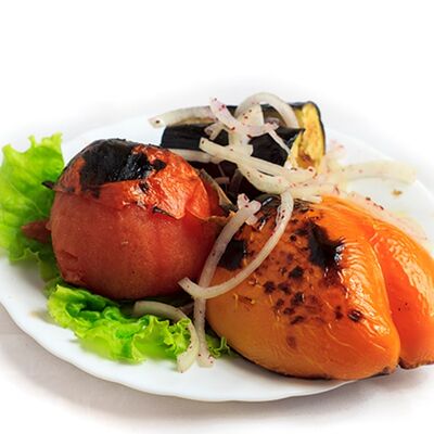 Овощи на мангале в Цветок граната по цене 450 ₽