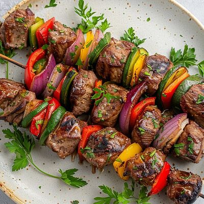 Шашлык из цыпленка в Grand кафе по цене 528 ₽