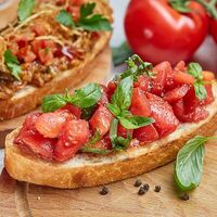 Брускетта чатни из томатов в Food tasty cafe