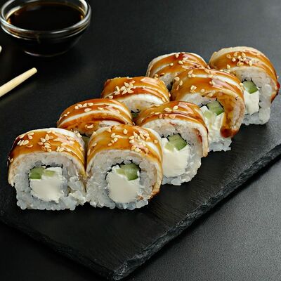 Филадельфия с угрем в Пицца & Суши Гурмэ по цене 750 ₽