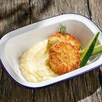 Котлеты из щуки с картофельным пюре в Федина дача