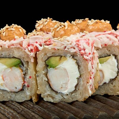 Мягкая темпура с креветкой и крем-крабомв Полтора тигра по цене 690