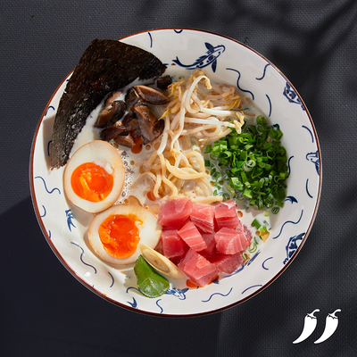 Том ям рамэн с тунцом большой в ASIATIQ Ramen-Bar по цене 850 ₽