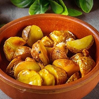 Молодой картофель печеный в Сулугуни по цене 276 ₽