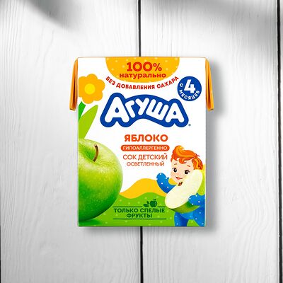 Сок Агуша яблочный в Перчини по цене 130 ₽