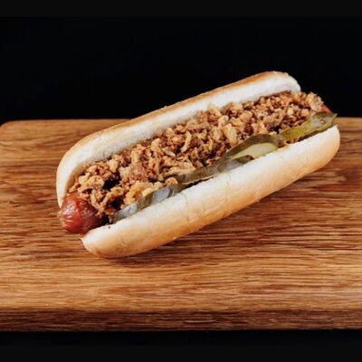 Хот-дог с сосиской в Ешь Мясо BISTRO по цене 470 ₽