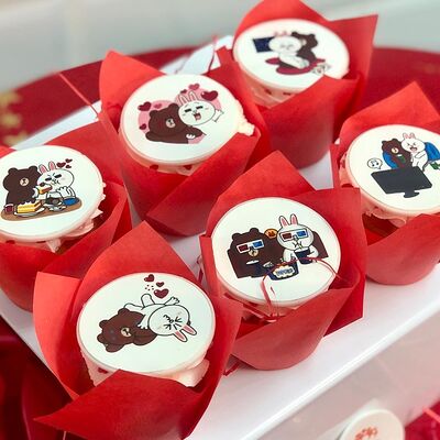 Капкейки Зая и мишка в Tort4u по цене 2340 ₽