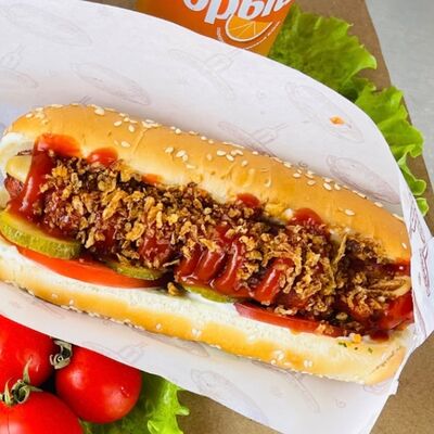 Хот-дог в булочкев Шаурма №1 по цене 260 ₽