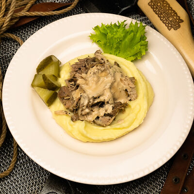 Пюре с рваной свининой в Бар Бьёрнхейм Bjornheimr по цене 530 ₽