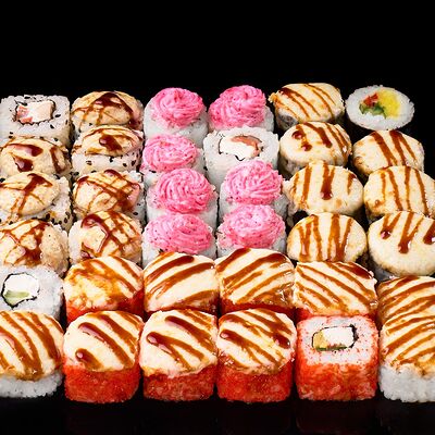 Сет Запеченный в Рис & рыба по цене 2550 ₽