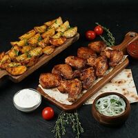 Два шампура в Много Мяса