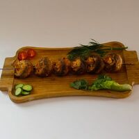 Шампиньоны на угляхв Kebab mangal