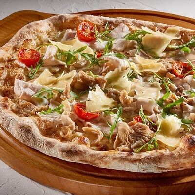Пицца Индейка с грибами 26 см в Pizzarella36 по цене 860 ₽