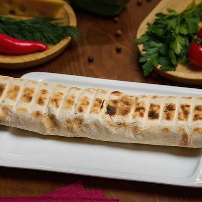 Шашлык в лаваше из свинины в The Кухня по цене 350 ₽