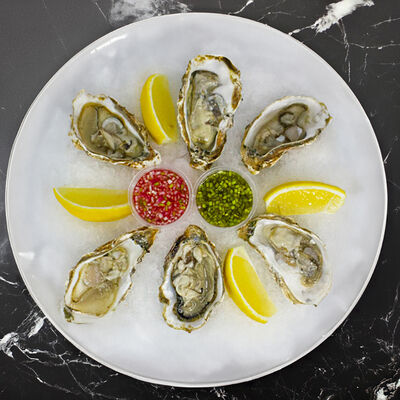 Шесть Крымских устрицв Вкусноморье по цене 3590 ₽