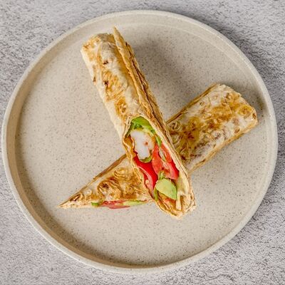 Шаурма с креветками и авокадо в Великие по цене 900 ₽