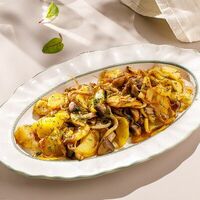 Жареный картофель с грибами в Кукумбер