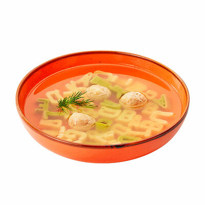 Суп Алфавит с фрикадельками в Ёрш по цене 240