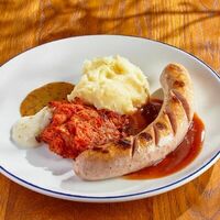 Свиная колбаска в BBQ Beer Restaurant