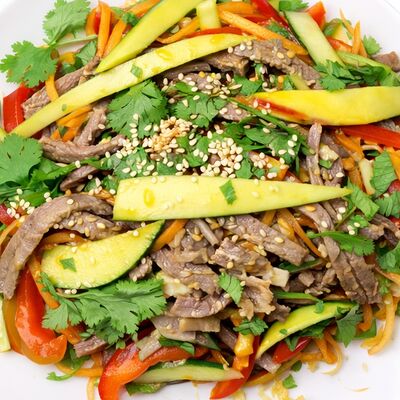 Салат с говядиной Ном бо в Food Hanoi по цене 390 ₽