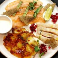 Рыбная тарелка в Le Grill