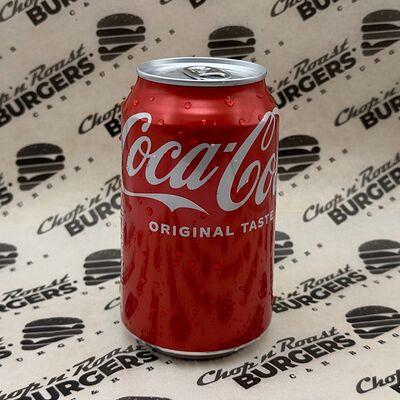 Coca-Cola original в жестяной банке в Chop and Roast Burgers по цене 240 ₽