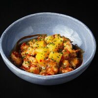 Rice-Bowl с ананасом, кимчи и креветками в Кабуки