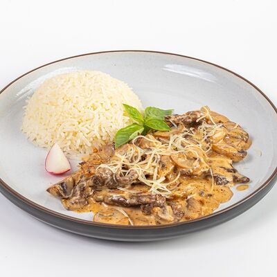 Мясо с грибами в SQ PLOV по цене 3090 ₸