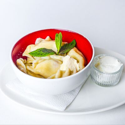 Вареники с творогом в Ваниль по цене 320 ₽