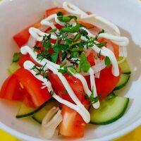 Овощной салат в НИРВАНА Арт бар