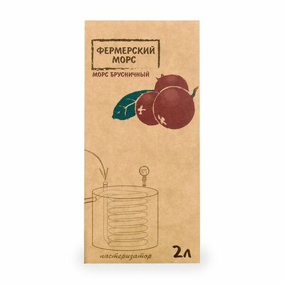 Морс брусничный Фермерский от Ярослава Звягина Московская область в Азбука Вкуса Экспресс Меню по цене 576 ₽