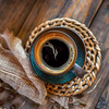 Логотип кафе Брат кофе
