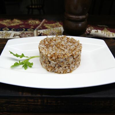 Гречка с луковой поджаркой в FastШашлык и Хинкали по цене 180 ₽