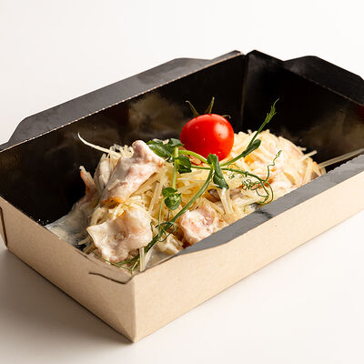 Паста с грибами и копченым беконом (Яндекс) в XO Complex по цене 546 ₽