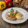 Котлета рыбная рубленая с картофельным пюре в Кулинарная лавка Два Гуся по цене 359