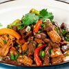 Мраморная говядина с перцем чили и спаржей в See Asia по цене 1200