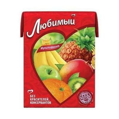 Сок Любимый Мультифрукт в ЦСКА Китай-Город по цене 170 ₽